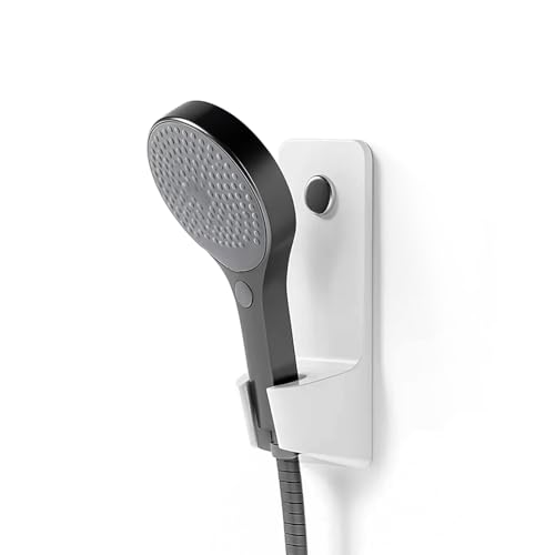 マグネット シャワーフック穴あけ不要 賃貸対応 磁石 壁掛け フック付き 浴室小物収納 取り外し可能 お手入れ簡単 家族みんなに ホワイト