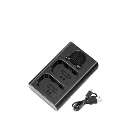 Batería NP-FZ100 de 2520mAh con cargador doble para cámaras Alpha y FX3
