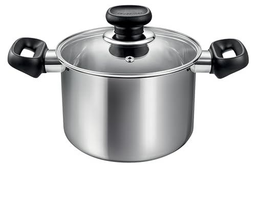 Tescoma 730816 Pentola con coperchio ø 16 cm, 2.0 l, acciaio inossidabile linea Brava