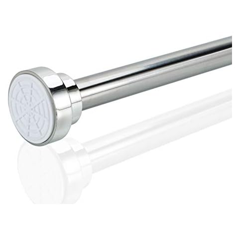 Intirilife Polo telescópico en acero inoxidable sin taladros ni tornillos Cover