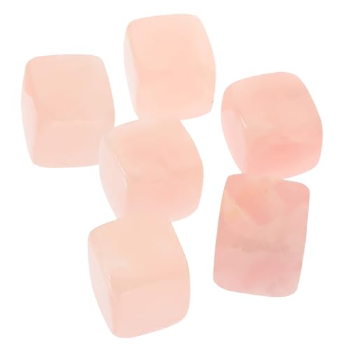 AUTSUPPL Glaçons en Pierre Quartz pour Whisky Lot de 6 Coffret Présent Femme Taille 2 Cm Accessoires Bar Usage Maison Refroidissement Boissons sans Dilution