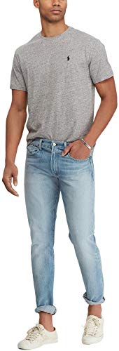 Image of Polo Ralph Lauren Mens Crew Neck T-Shirt (M, DarkGreyHtr)
