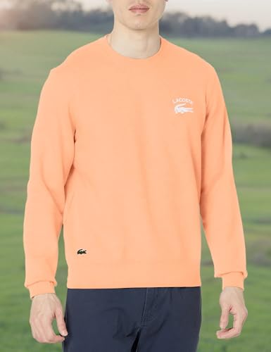 Lacoste Men's Classic Fit Long Sleeve French Terry Sweatshirt3
