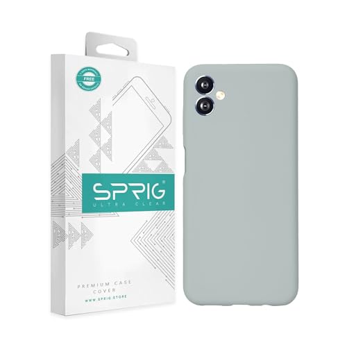 Image of SPRIG Compatible with Samsung Galaxy F14 5G Phone Liquid Silicone Cover Premium Back Cover Drop Tested Shock Proof Mobile Case for Men, Women, Boys and Girls with Camera Protection (Blue Grey)