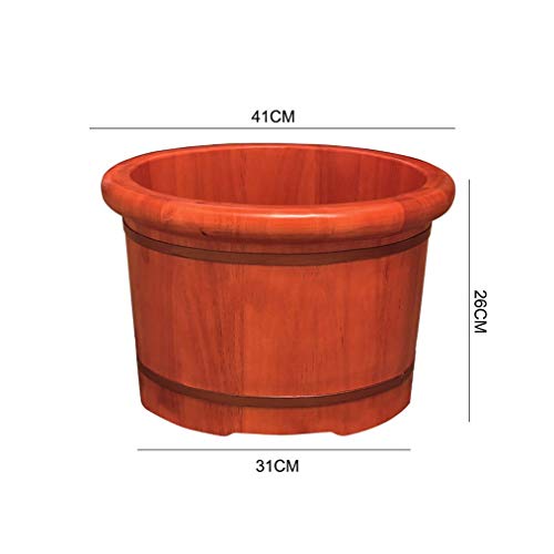Masajeador Spa de pies con cubeta de madera sólida miniatura 2