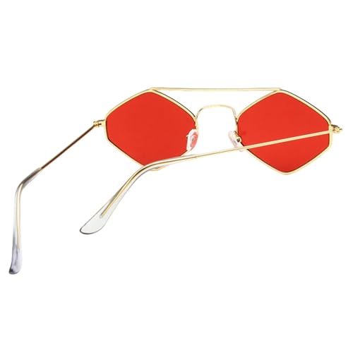 Lunettes de soleil œil de chat de style vintage polygonal chic