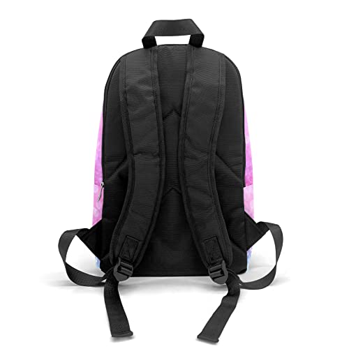 Gymnastics Girl Personalized Casual Backpack Custom Teen Unisex BookBag Colleage for Adult Travel Daypack Bag 17.7 IN4