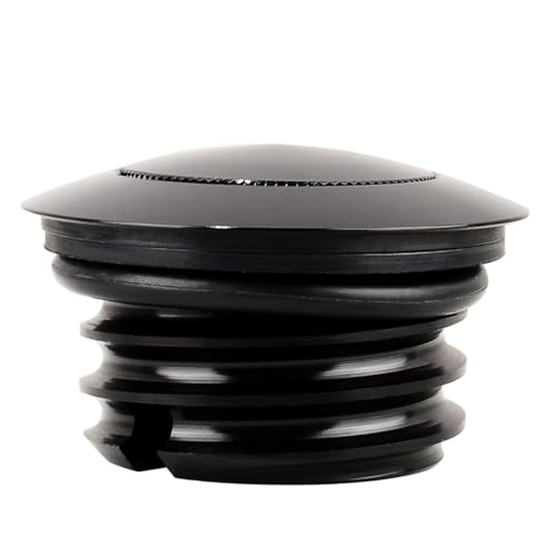 Bouchon réservoir huile escamotable noir pour virées en Sportster et Softail