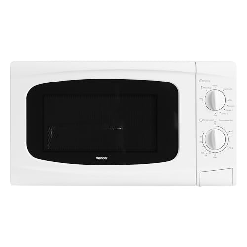 Wonder Microondas 20 Litros con Grill Blanco WMW2700G. 700W, Grill 1000W, 9 Programas, Modo...