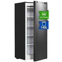 CHIQ Gefrierschrank FSD160D4E | Wechselbarer Türanschlag | Sehr Leise 41dB| (145L Manuelle Abtauung) 126 x 54 x 55 cm (HxBxT)| 12 Jahre Garantie auf den Kompressor*