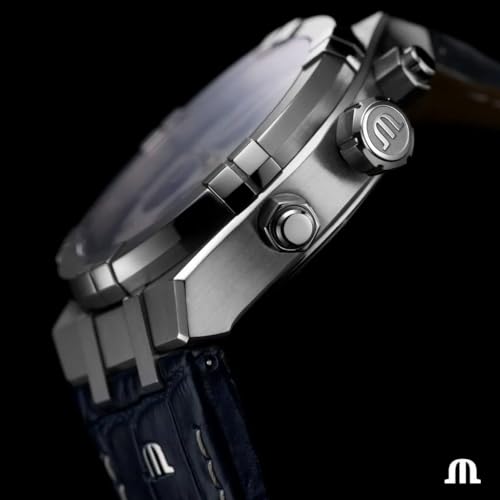 AIKON Automatic Chronograph Blue Counters4