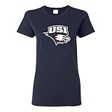 UGP Campus Apparel LS02 - Southern Indiana Screaming Eagles Primary Logo Womens T-Shirt - Medium - Navy