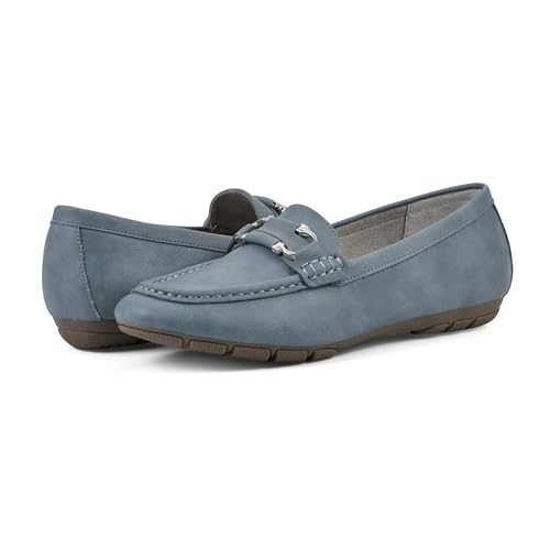 Image of CLIFFS BY WHITE MOUNTAIN Women's Glaring Cushioned Loafer Flat