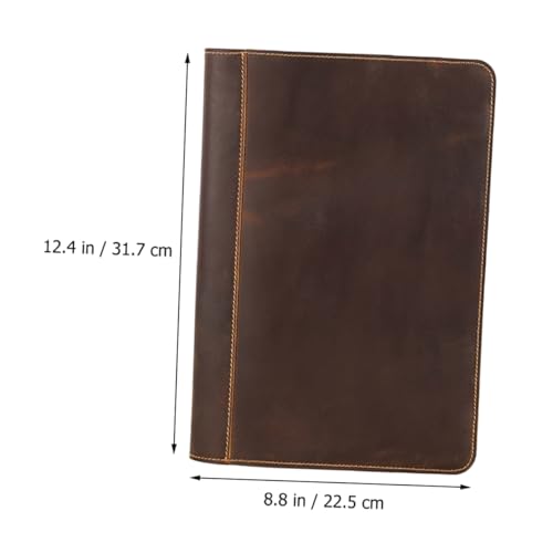 Funda para portátil de cuero café DOITOOL protectora para uso diario 5