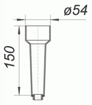 Dallmer Gmbh & Co. Kg - Tubo de ensayo dallmer, 1/2"