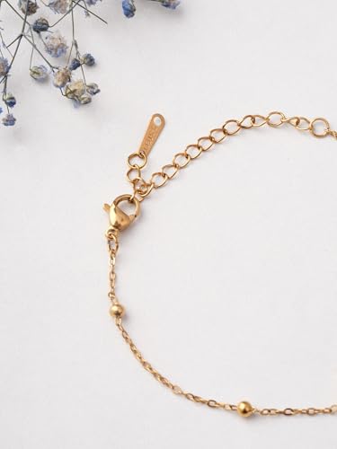Image of PALMONAS Graceful Flower Bracelet for Women - Jewellery Gift for Girls & Women, Waterproof Anti Tarnish Bracelets | Stylish & Trendy Bracelet for Ladies