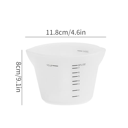 Set de vasos medidores flexibles de silicona miniatura 2