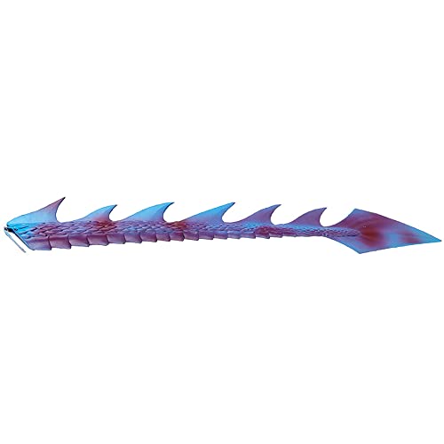 NewL Halloween Cosplay Demon Dragon Tail DIY Carnival 2023 Halloween Purim Decoration For Kids Boy And Girl Toy Costume (Blue Tail)