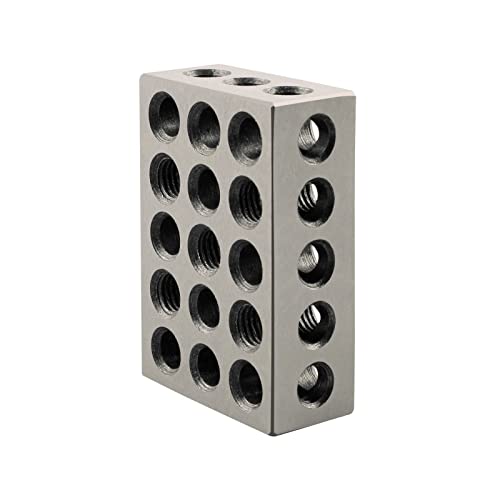 Bloque patrón de 23 agujeros en acero endurecido de 25-50-75mm para fresado de precisión 6