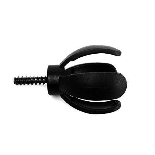 Fastrohy 4-Prong Golf Ball Pick Up Retriever, Golf Ball Grabber Suction Grabber Claw Sucker Petal Screws Tool Black #TOP5