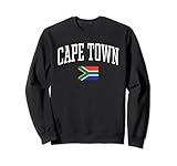 Vintage Cape Town South Africa Country Flag Souvenir Sweatshirt