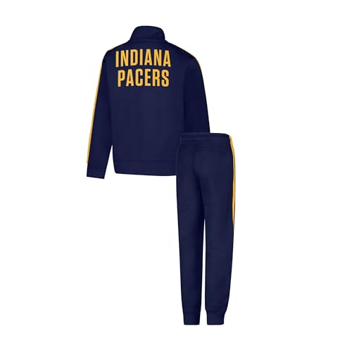 Image of Ultra Game Youth NBA Official Super Soft Full Zip Active Track Jacket and Pants Set