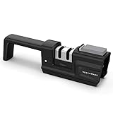 affilacoltelli dmc recensioni Questo è un affilacoltelli efficiente. Questo temperamatite da cucina può rendere il coltello più affilato senza passaggi noiosi. Innovativo design a due scanalature, ci vogliono solo due passaggi per rendere il coltello più affilato. (Non utilizzare per utensili da taglio seghettati)