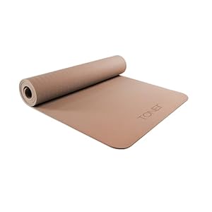TONE Fitness Yoga Mat 1/4″ Thick Non Slip Exercise & Pilates Mat for Home Workouts with Carrying Strap | Multiple Options