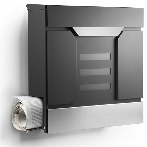 NewHabitat Mailand Wandbriefkasten Anthrazit