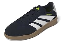 adidas Unisex-Kid's Freestyle Predator Indoor, Black/White/Gold Metallic, 10.5