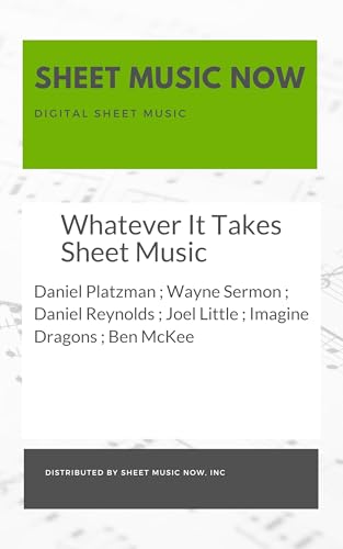 Whatever It Takes Sheet Music (English Edition)