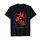 彼岸花 または 曼珠沙華 グランジ 日本の アニメ 美学 Tシャツ