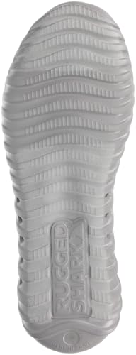 RUGGED SHARK Mens Cay Water Shoes – EVA AQUAFLO® Drainage Outsole, Neoprene Mesh Upper, Bungee-Tie Closure, Lightweight & Breathable, Slip-On Style, Ideal for Beach, River, and Water Sports3