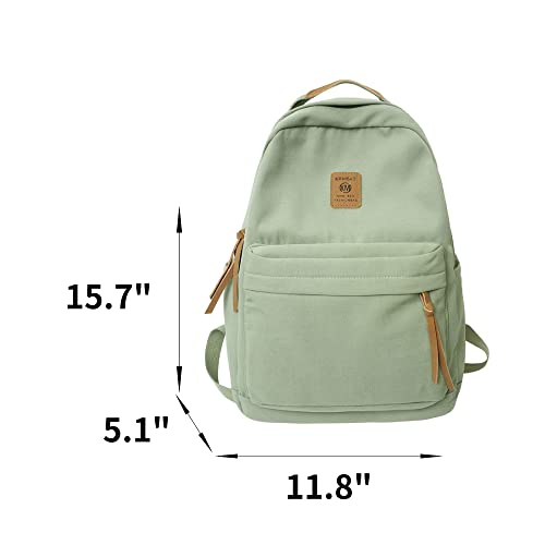 Sumleno Preppy Aesthetic Backpacks for Women Men - Cute Bookbag Travel Laptop Backpack Casual Daypack for College Mochilas (White,One Size) 7