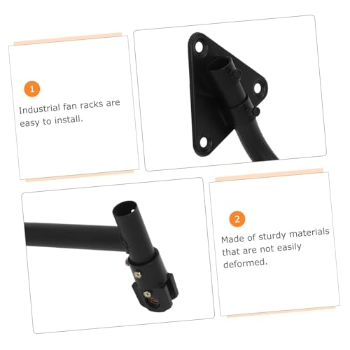 Support de ventilateur avec tige extension pour un montage mural stable - 8