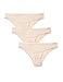 Produktbild Amazon-Marke: Iris & Lilly Brazilian Slip Damen soft hohes Bein 3er-Pack, Beige (Beige), L, Label: L