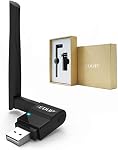 EDUP USB WiFi Adapter Dual Band Wireless Network Adapter 802.11 AC 2.4G/5G USB Wi-Fi Dongle with Extender Antenna Compatible with Windows XP/Vista /7/8.1/10, Mac OS X 10.7-10.15