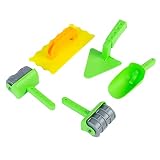 Sandspielzeug junge ab 1 jahr - Sandspielzeug set 5 Stück maurerset,kelle,walze,sandschaufel kinder,strandspielzeug kinder,sandelsachen für Jungen und Mädchen,Geschenk,Geeignet für über 1-10 Jahre