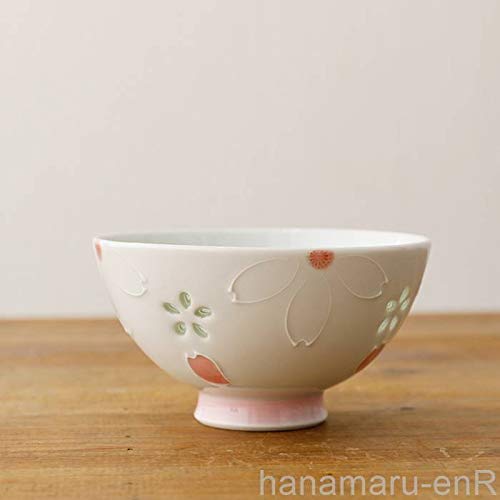 Amazon｜波佐見焼 お茶碗 クリスタル桜 桃 ピンク | 茶碗 ご飯茶碗 お