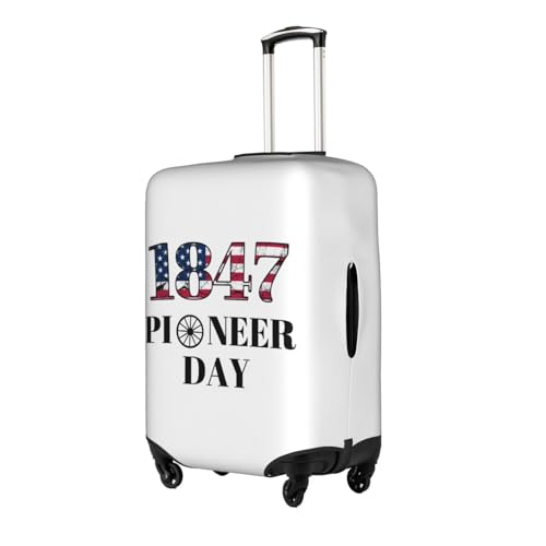 Travel Luggage Cover Funny Pioneer Day America Flag Fashion Washable Baggage Suitcase Protector Fit For Luggage Medium2