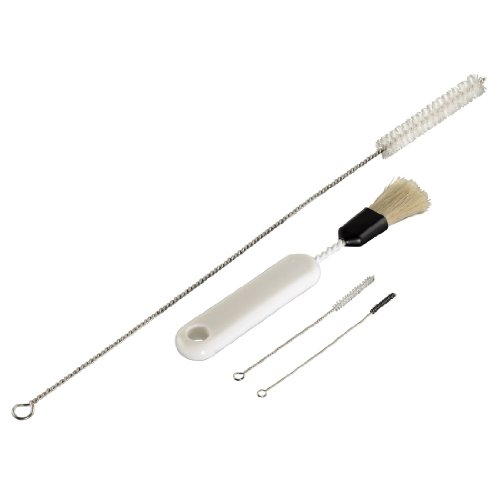 Image of Xavax Midi Cleaning Kit for Fully Automatic Coffee Machines with 10 mm Milk Hose, Set of 4 - White/Silver