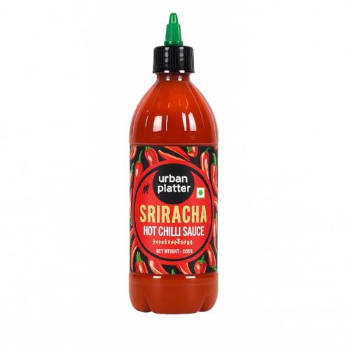 Urban Platter Sriracha Hot Chilli Sauce, 500g (Spicy & Tangy | Bold & Addictive Chilli Garlic Flavour | Thai-Inspired Condiment)