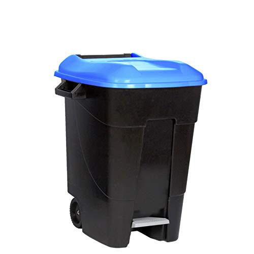 plustik 1 Contenedores móviles con pedal 100 l