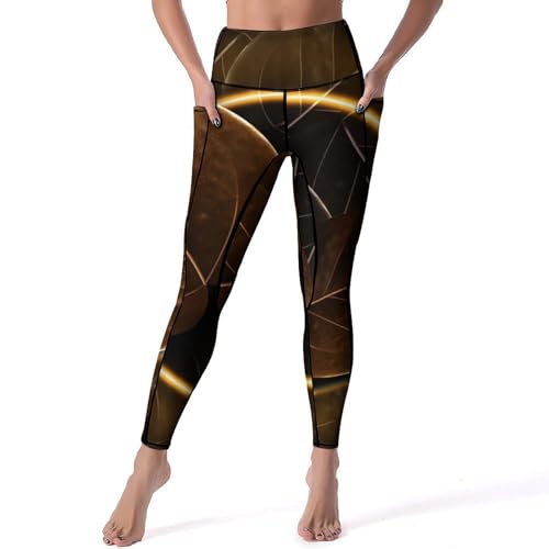 Leggings pour Fitness et running Plante d'or le pantalon de sport taille haute
