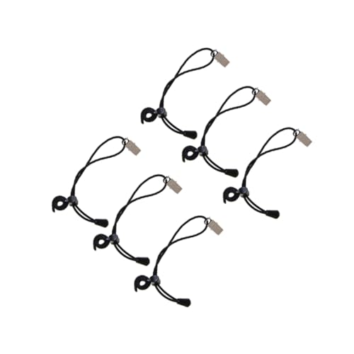 MOLUCKFU 6 Pcs Photography Cloth Clip Hanger Holder Clothes Clamps Strong Clips Photographic Lighting Mounting Hardware Backdrop Side Clips Background Paper Fixed Backdrop Clips Nylon Black
