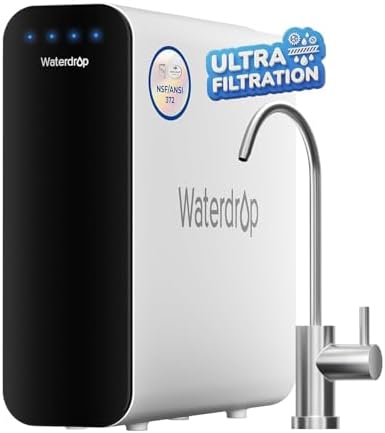 Waterdrop TSU 0.01 Micron Ultra Filtration Under Sink Water Filter System