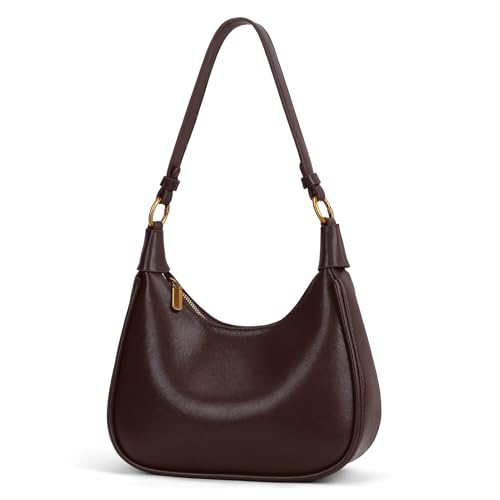 GSenhui Kleine Handtasche Damen Y2K Schultertasche Klein Elegant Hobo Shoulder Bag Women PU Leder Umhängetasche Vintage für Frauen Reisen