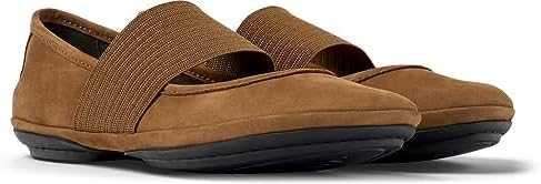 Camper Women's Mary Jane Flat, Camel Brown, 9 | Image 4