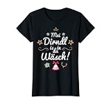 Damen Mein Dirndl ist in der Wäsche T-Shirt