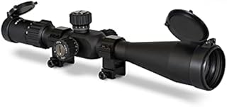 Monstrum G3 6-24x50 First Focal Plane FFP Rifle Scope with Illuminated MOA Reticle and Adjustable Objective (Black)